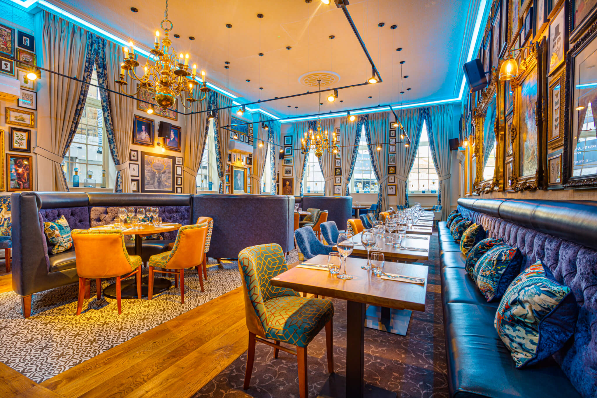 The Rutland Arms Hotel The Restaurant scaled